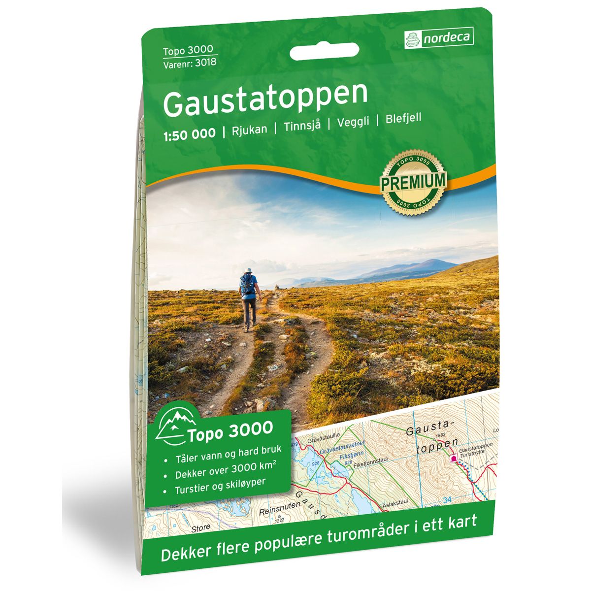 Wandelkaart 3018 Topo 3000 Gau…