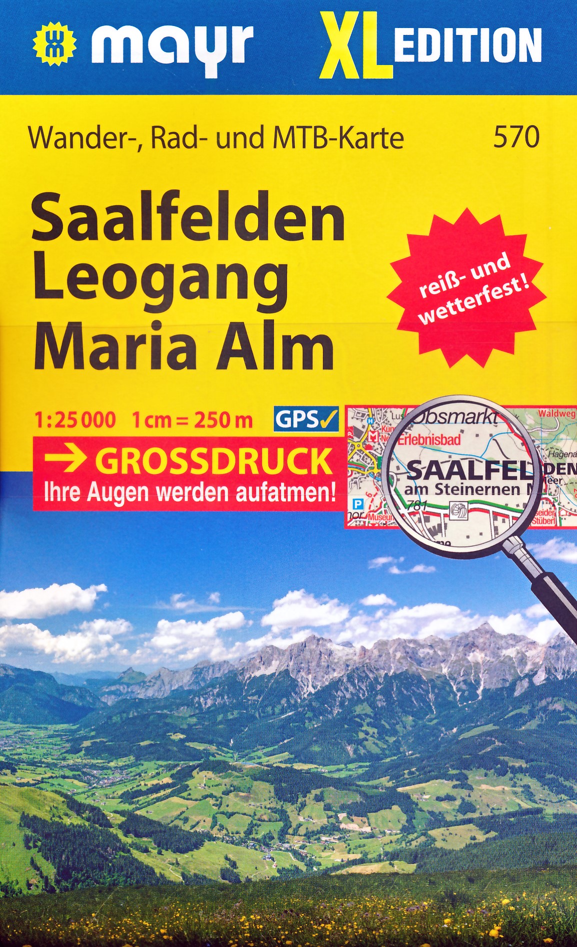 Wandelkaart 570 XL Saalfelden…