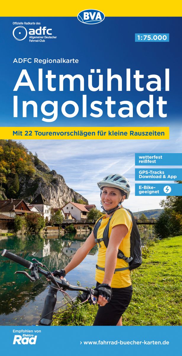 Fietskaart ADFC Regionalkarte…