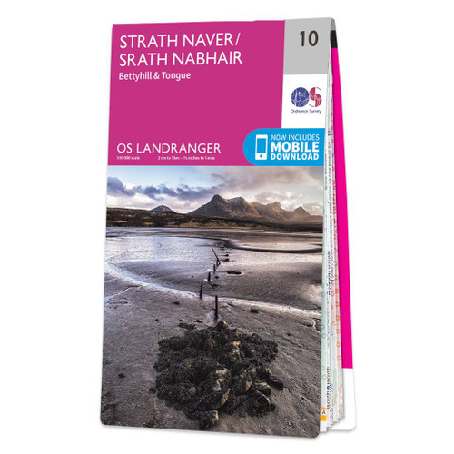 Online bestellen: Wandelkaart - Topografische kaart 010 Landranger Strathnaver - Bettyhill & Tongue | Ordnance Survey