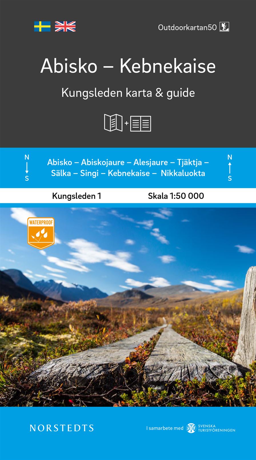 Wandelkaart 1 Abisko - Kebneka…