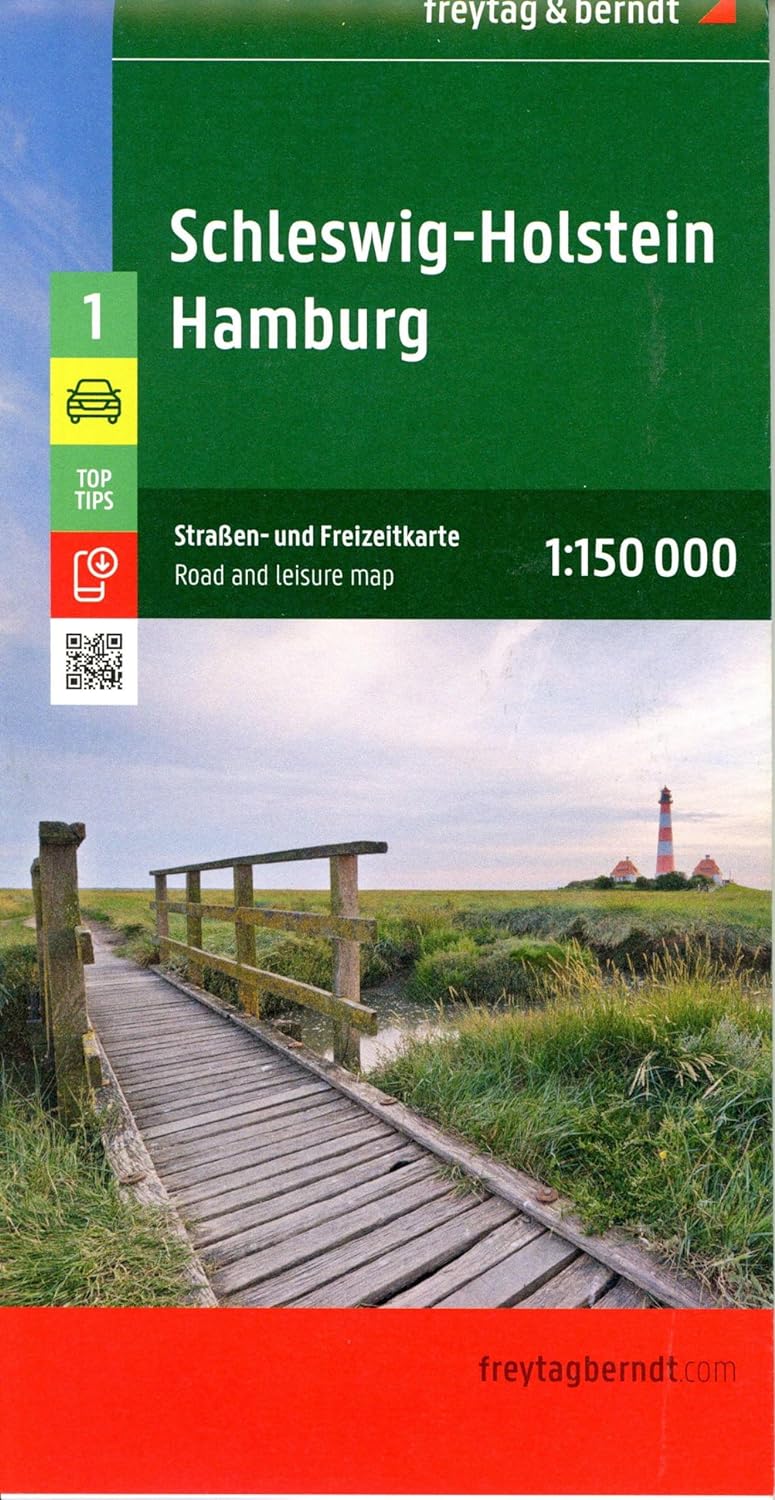 Online bestellen: Wegenkaart - landkaart 01 Schleswig-Holstein - Hamburg | Freytag & Berndt