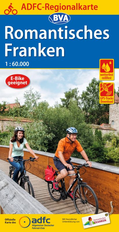 Fietskaart ADFC Regionalkarte…