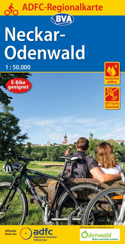 Fietskaart ADFC Regionalkarte…