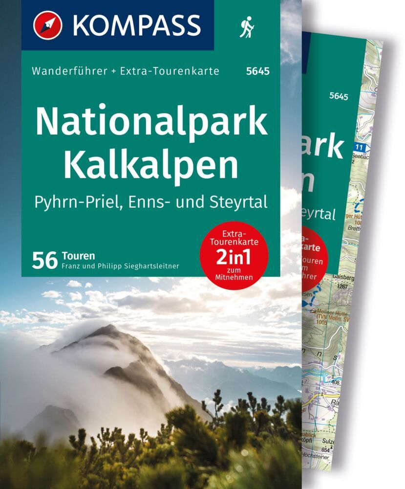 Online bestellen: Wandelgids 5645 Wanderführer Nationalpark Kalkalpen | Kompass