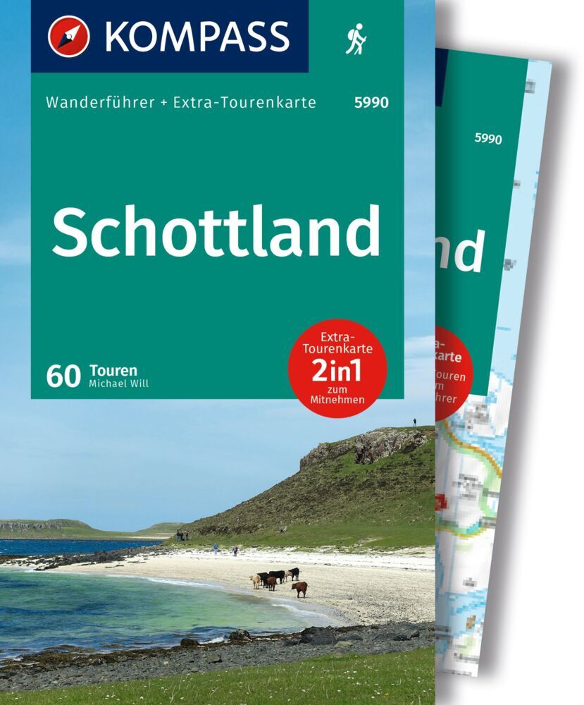 Online bestellen: Wandelgids 5990 Wanderführer Schottland - an den Küsten und in den Highlands - Schotland | Kompass