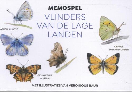 Online bestellen: Spel Memospel Vlinders van de lage landen | Kosmos Uitgevers