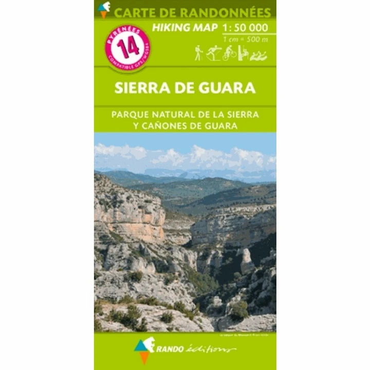 Online bestellen: Wandelkaart 14 Sierra de Guara | Rando Editions