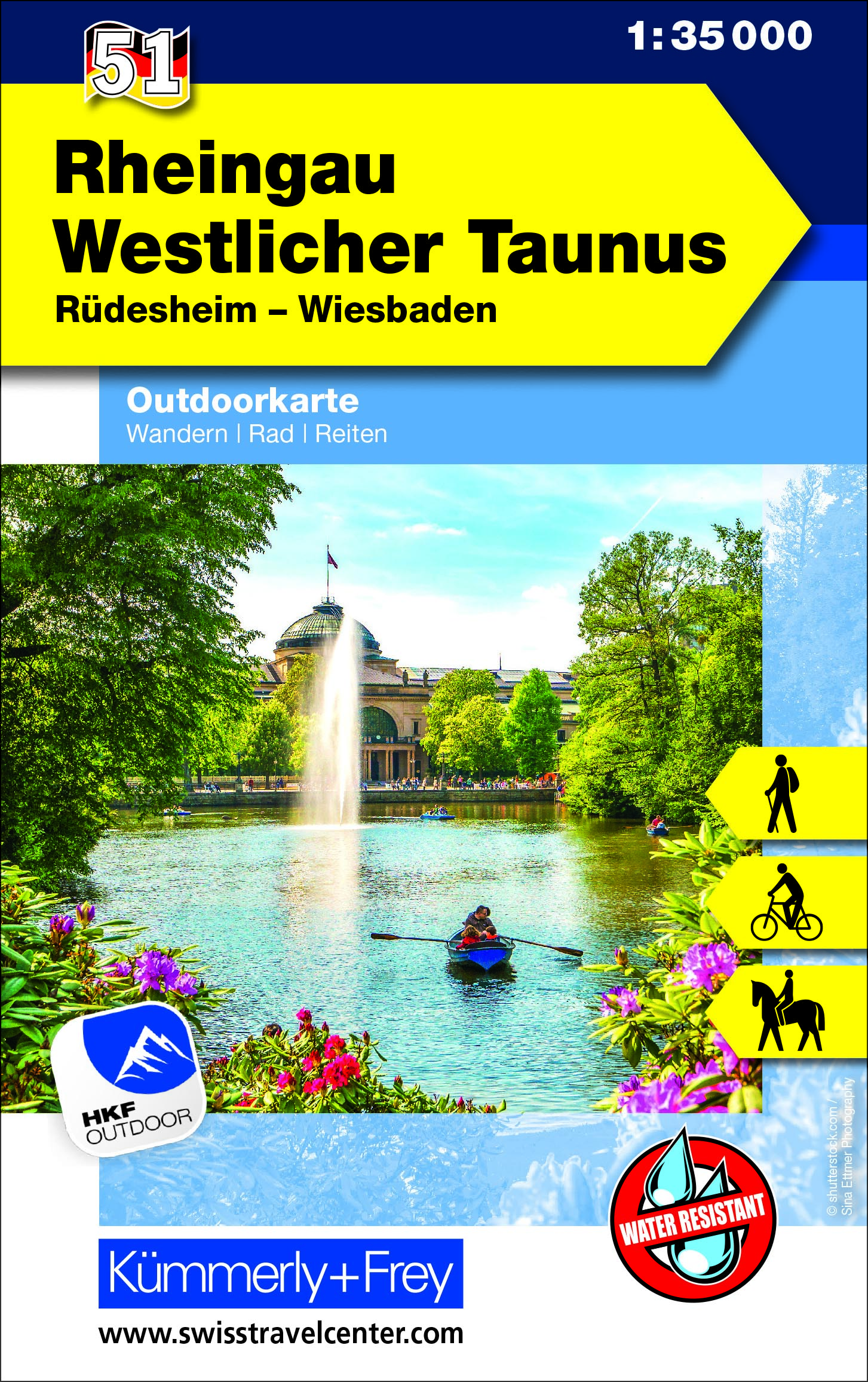 Wandelkaart 51 Outdoorkarte Rh…