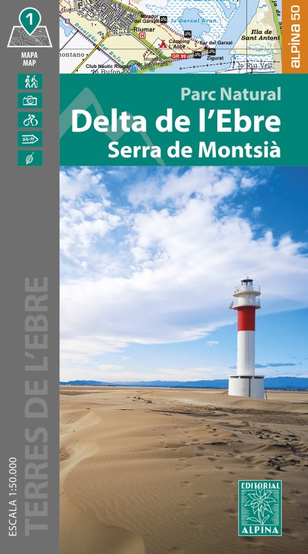 Online bestellen: Wandelkaart 65 Ebro delta - Delta de l'Ebre, Serra de Montsia | Editorial Alpina