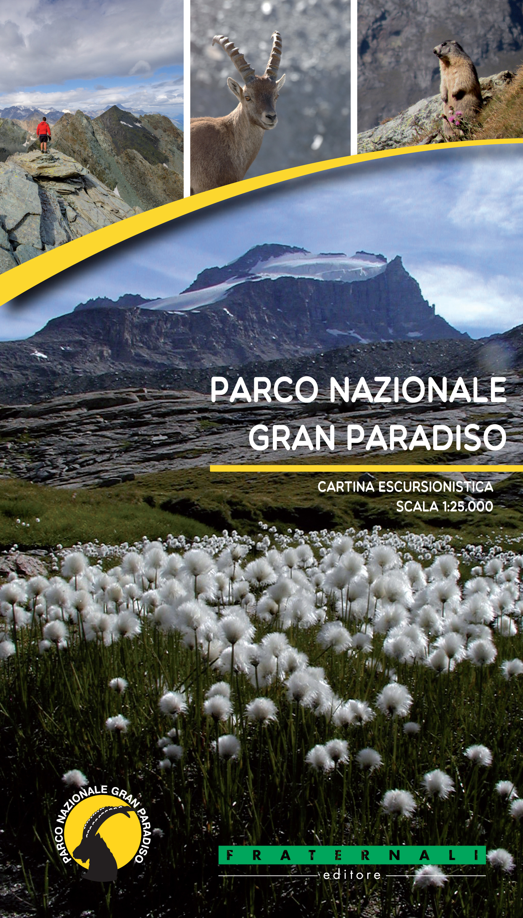 Online bestellen: Wandelkaart Gran Paradiso National Park | Fraternali Editore