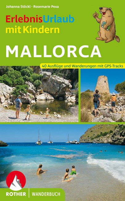 Online bestellen: Wandelgids Erlebnisurlaub mit Kindern - Mallorca | Rother Bergverlag