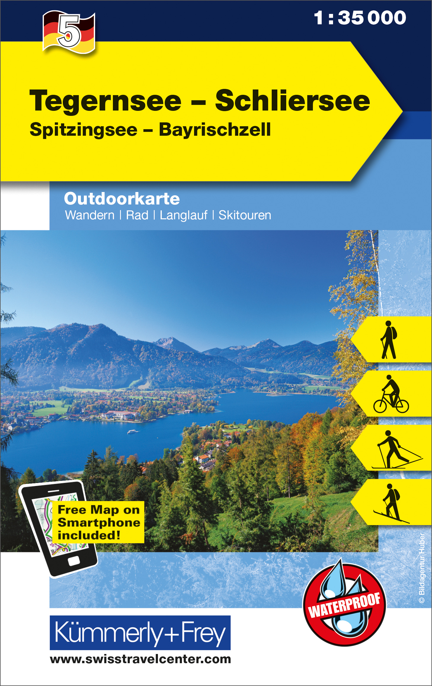 Wandelkaart 5 Outdoorkarte Teg…