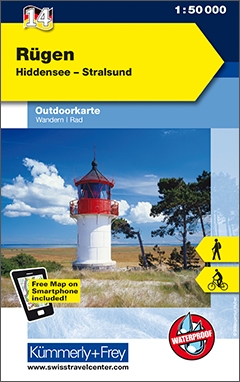 Wandelkaart 14 Outdoorkarte Rü…