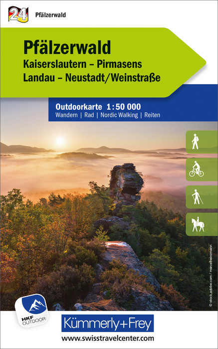 Wandelkaart 24 Outdoorkarte Pf…