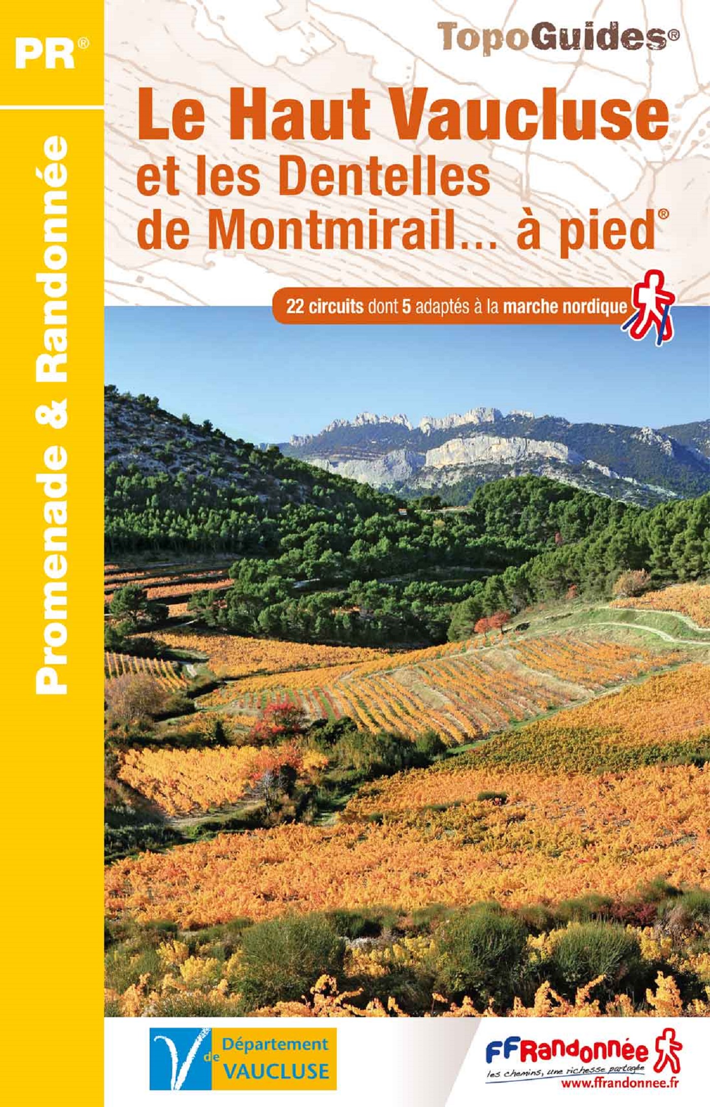 Online bestellen: Wandelgids P843 Haut Vaucluse et les Dentelles de Montmirail ... à pied | FFRP