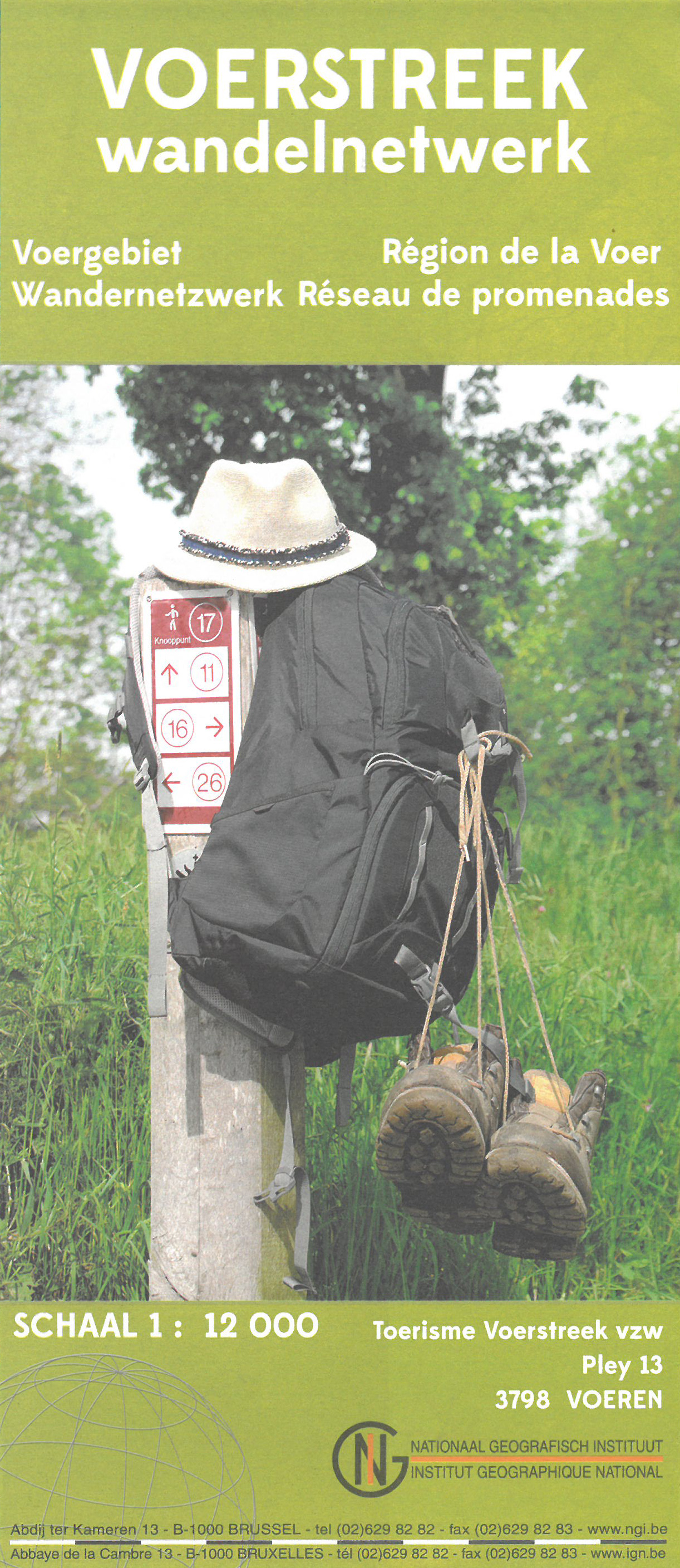 Wandelkaart Wandelnetwerk BE V…