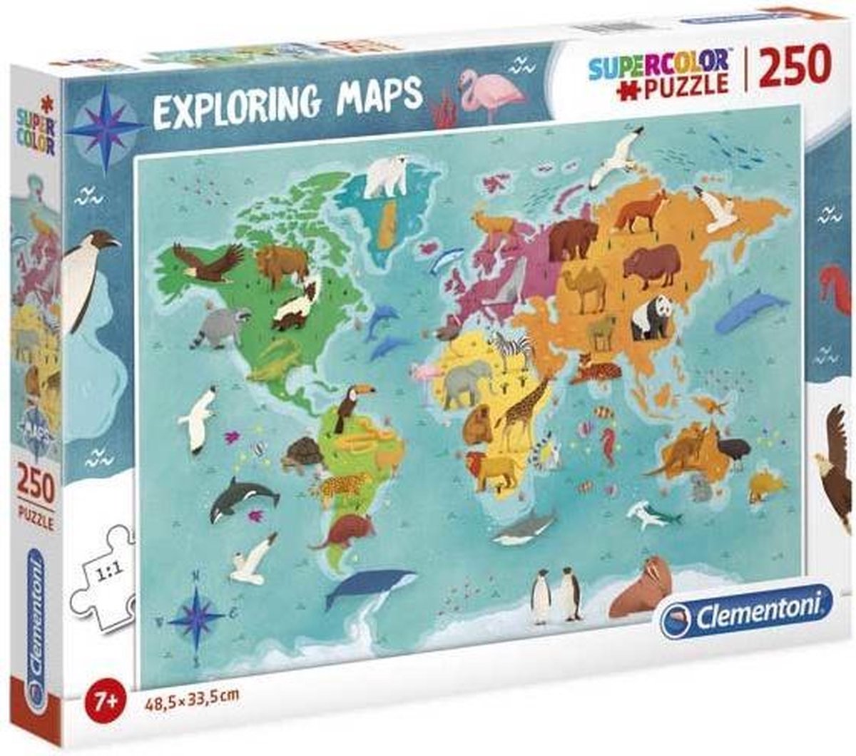 Kinderpuzzel Dieren Wereld exp…