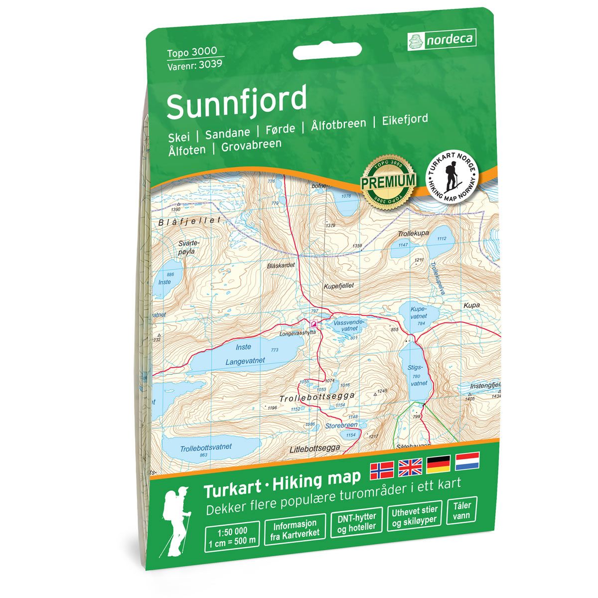 Wandelkaart 3039 Topo 3000 Sun…