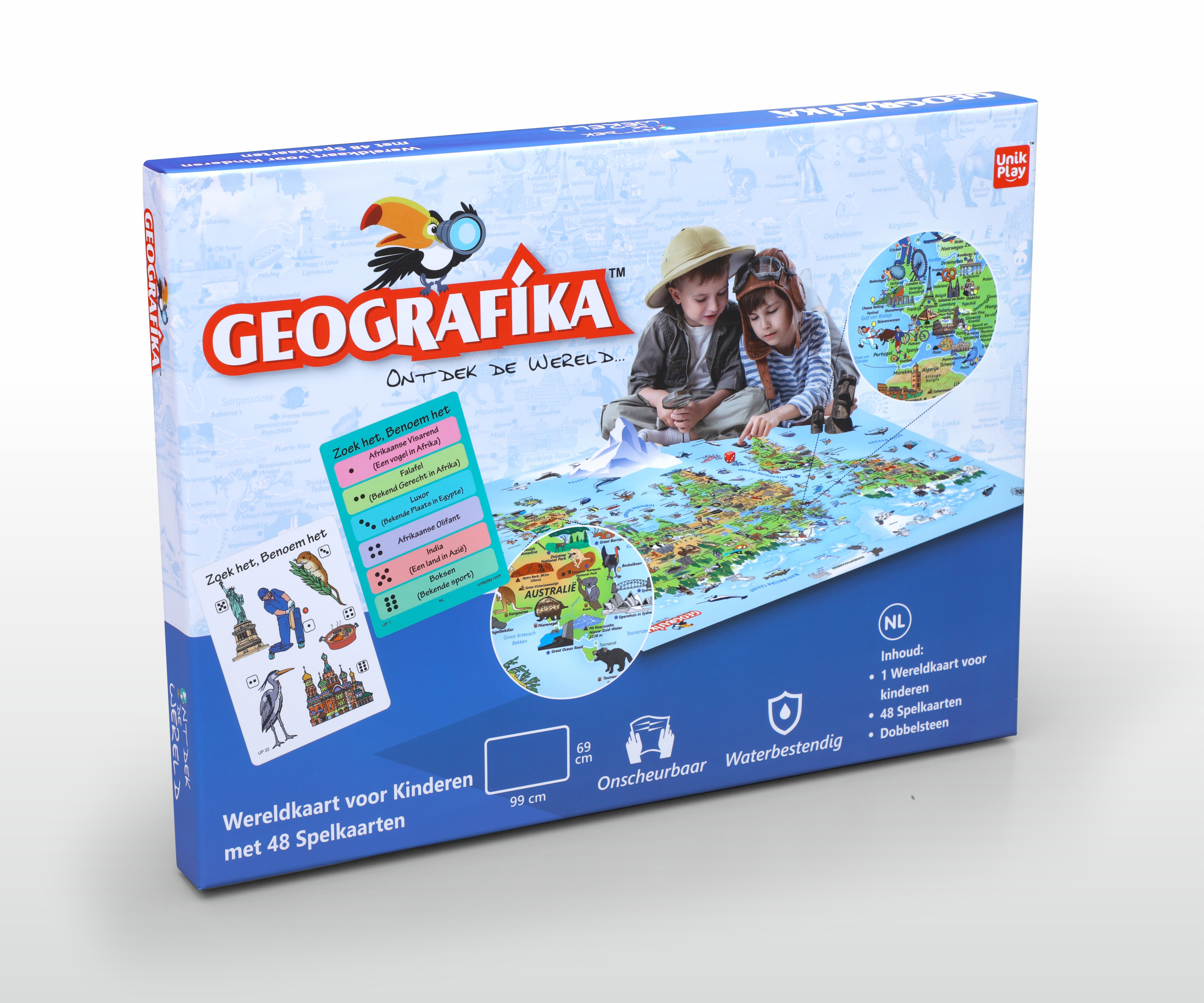 Spel Ontdek de Wereld spel + K…