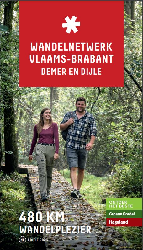 Online bestellen: Wandelknooppuntenkaart Wandelnetwerk BE Demer en Dijle - Groene Gordel - Hageland | Toerisme Vlaams-Brabant