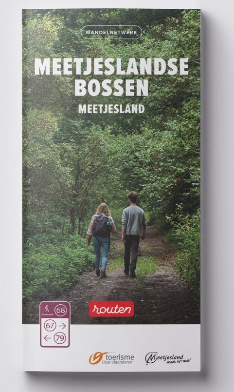 Online bestellen: Wandelknooppuntenkaart Wandelnetwerk BE Meetjeslandse bossen | Toerisme Oost Vlaanderen