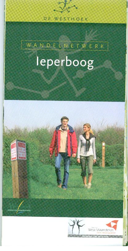 Online bestellen: Wandelknooppuntenkaart Wandelnetwerk BE Ieperboog | Westtour