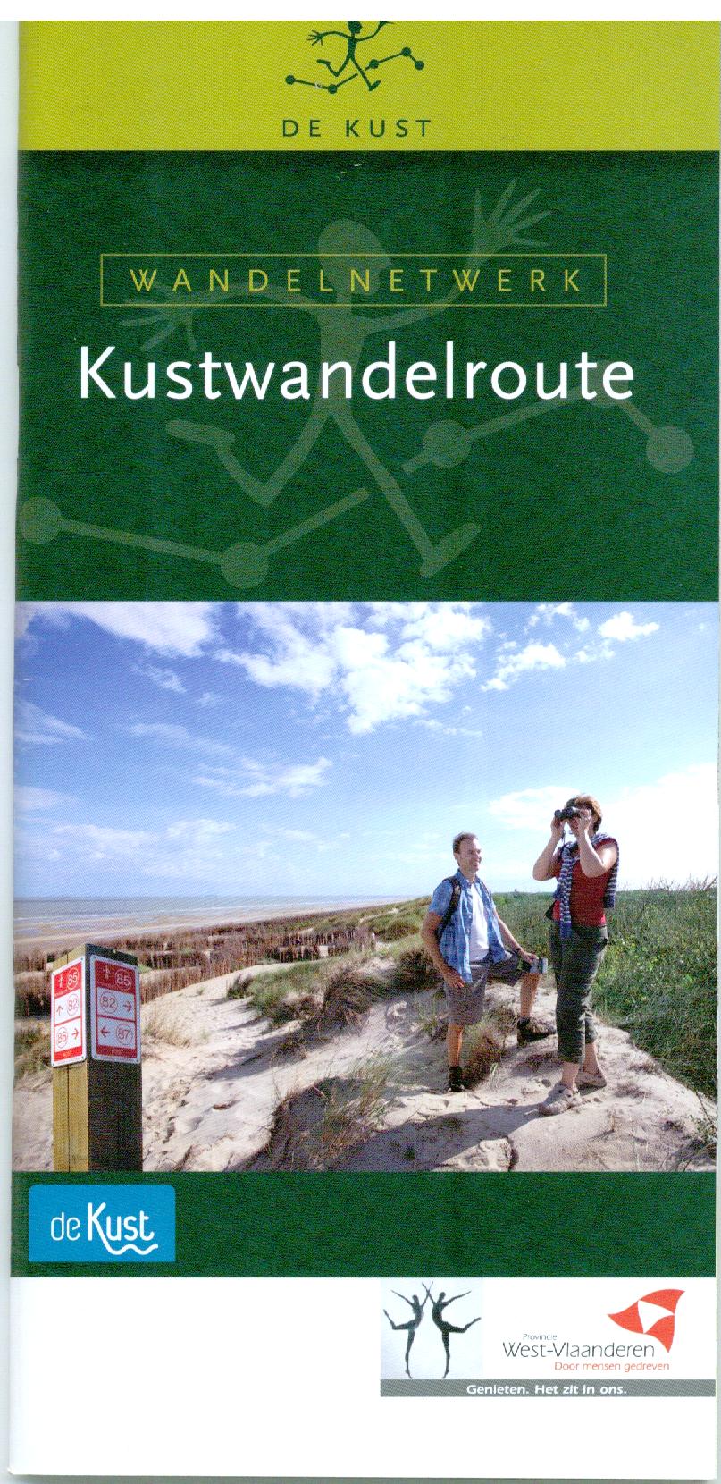 Online bestellen: Wandelknooppuntenkaart Wandelnetwerk BE Kustwandelroute | Westtour