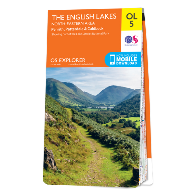 Online bestellen: Wandelkaart - Topografische kaart 5 OS Explorer Map | Active The English Lakes - North Eastern area | Ordnance Survey