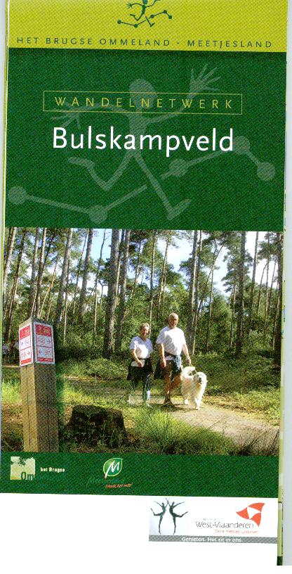 Online bestellen: Wandelknooppuntenkaart Wandelnetwerk BE Bulskampveld - Brugse Ommeland | Westtour