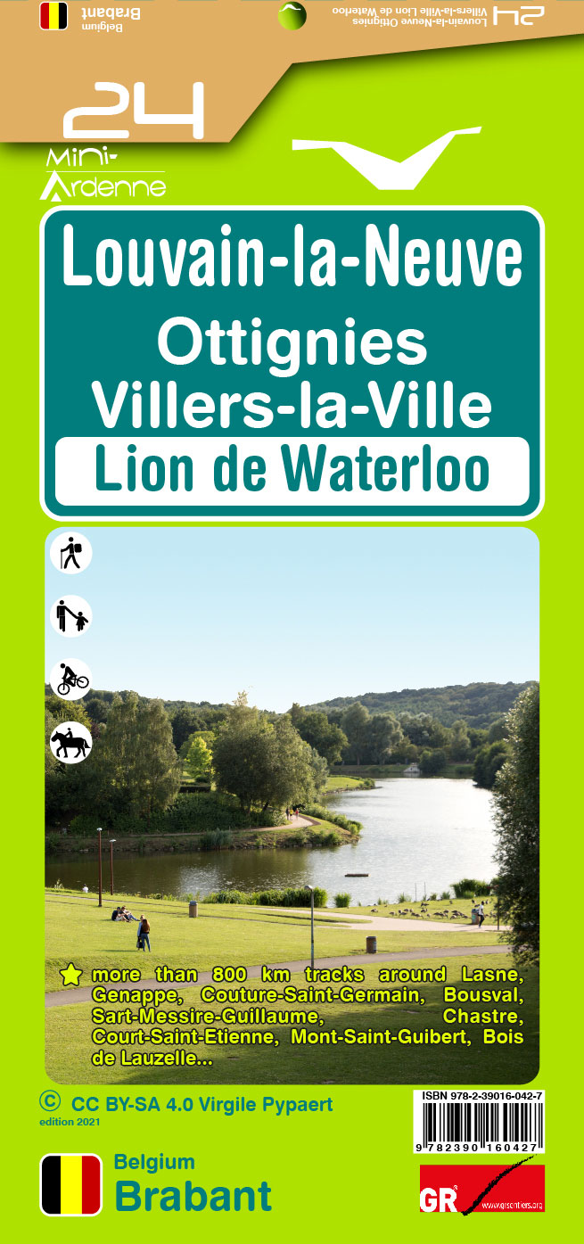 Wandelkaart 24 Louvain-la-Neuv…