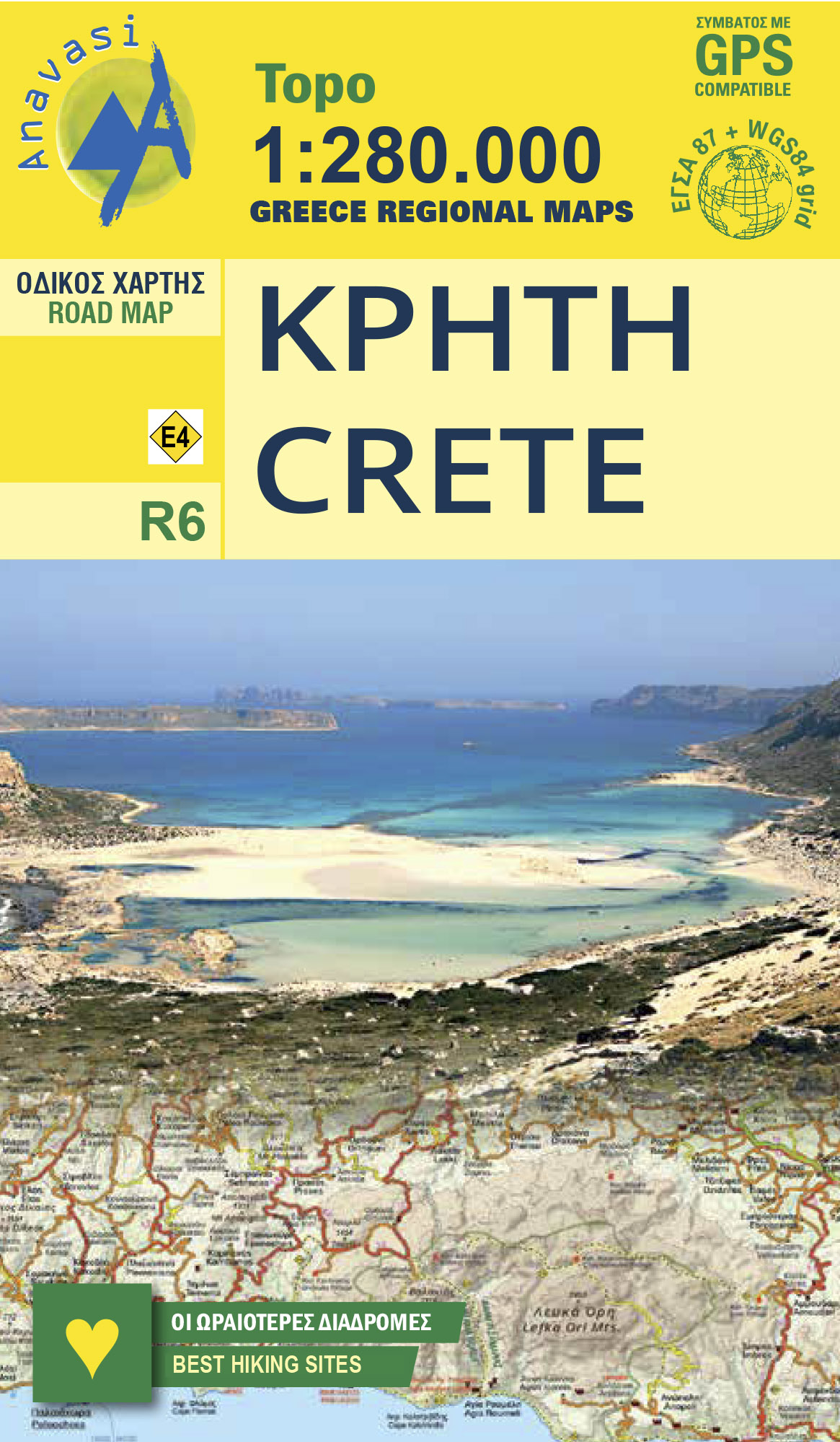 Wegenkaart - landkaart 6 Crete…