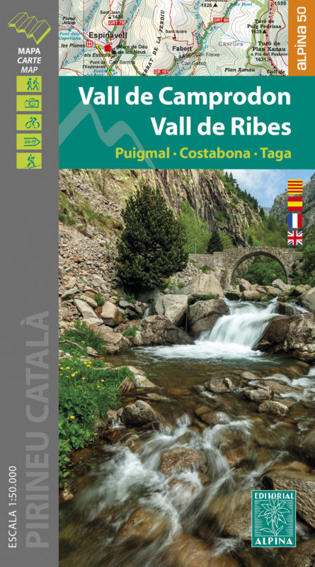 Online bestellen: Wandelkaart Vall de Camprodon - Vall de Ribes | Editorial Alpina