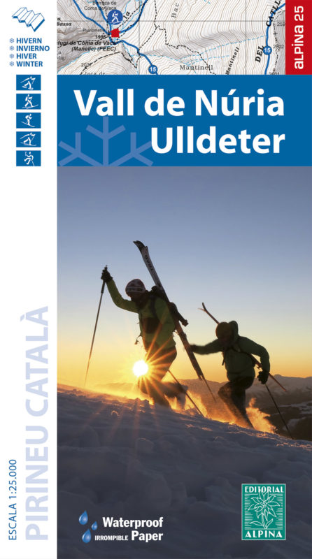 Online bestellen: Wandelkaart Skikaart Vall de Nuria - Ulldeter | Editorial Alpina