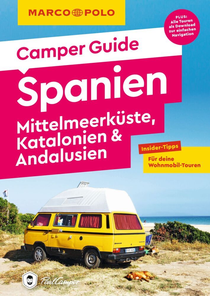 Online bestellen: Campergids Camper Guide Spanien: Mittelmeerküste, Katalonien & Andalusien | Marco Polo