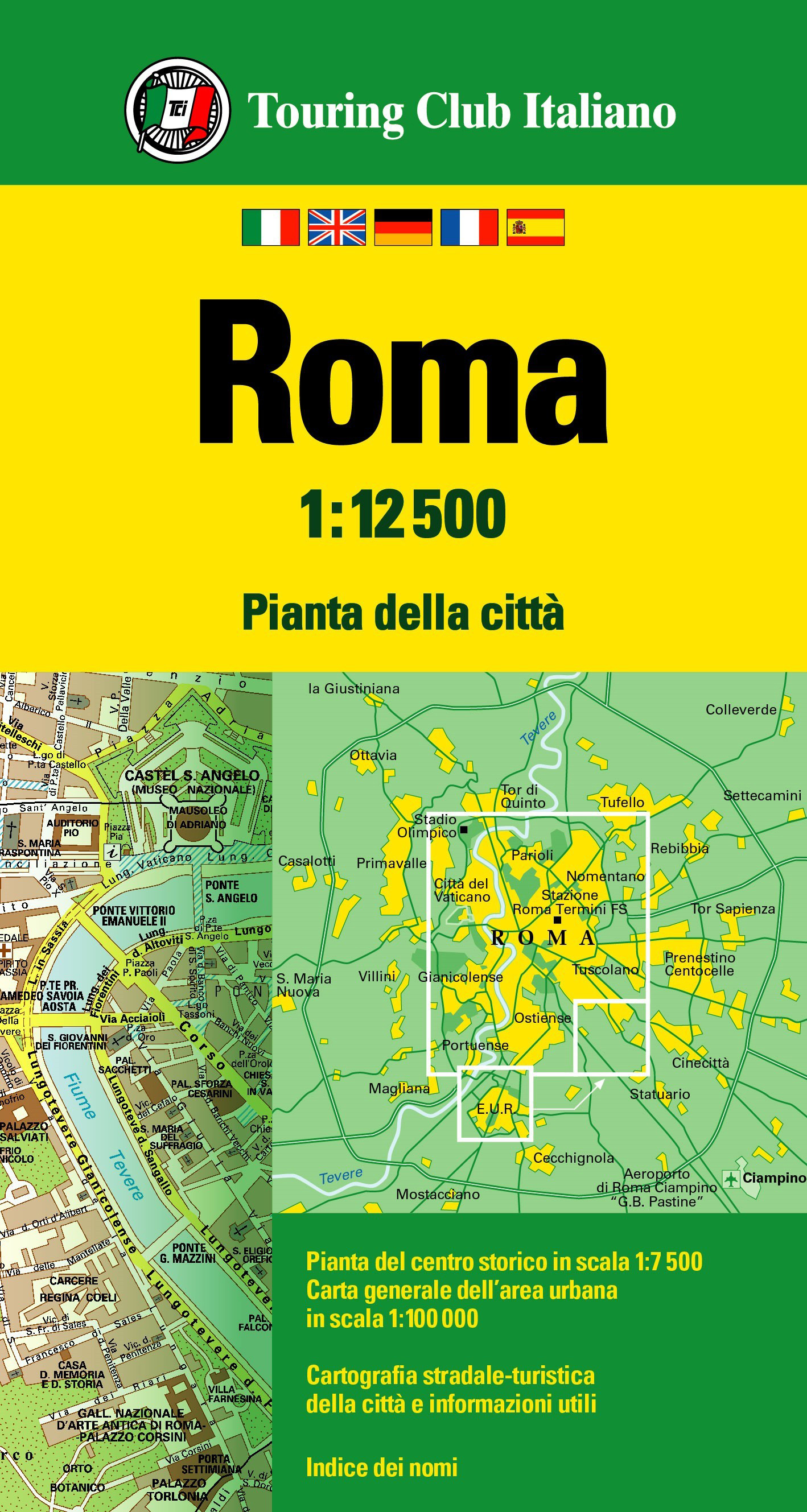 Stadsplattegrond Roma - Rome |…