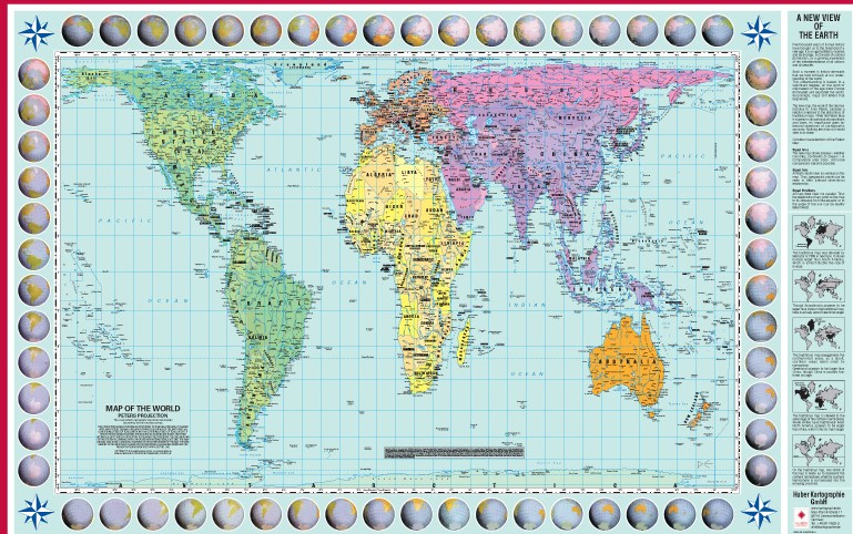 Wereldkaart Map of the world i…