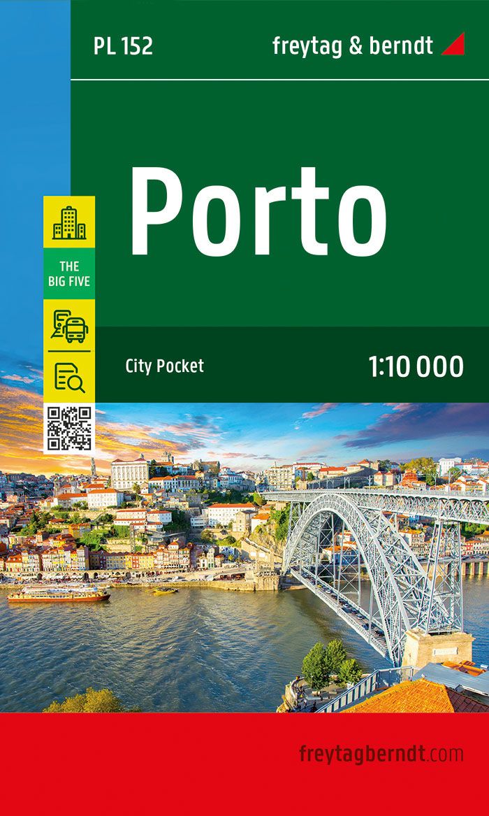 Online bestellen: Stadsplattegrond PL152 City Pocket Porto - Oporto | Freytag & Berndt