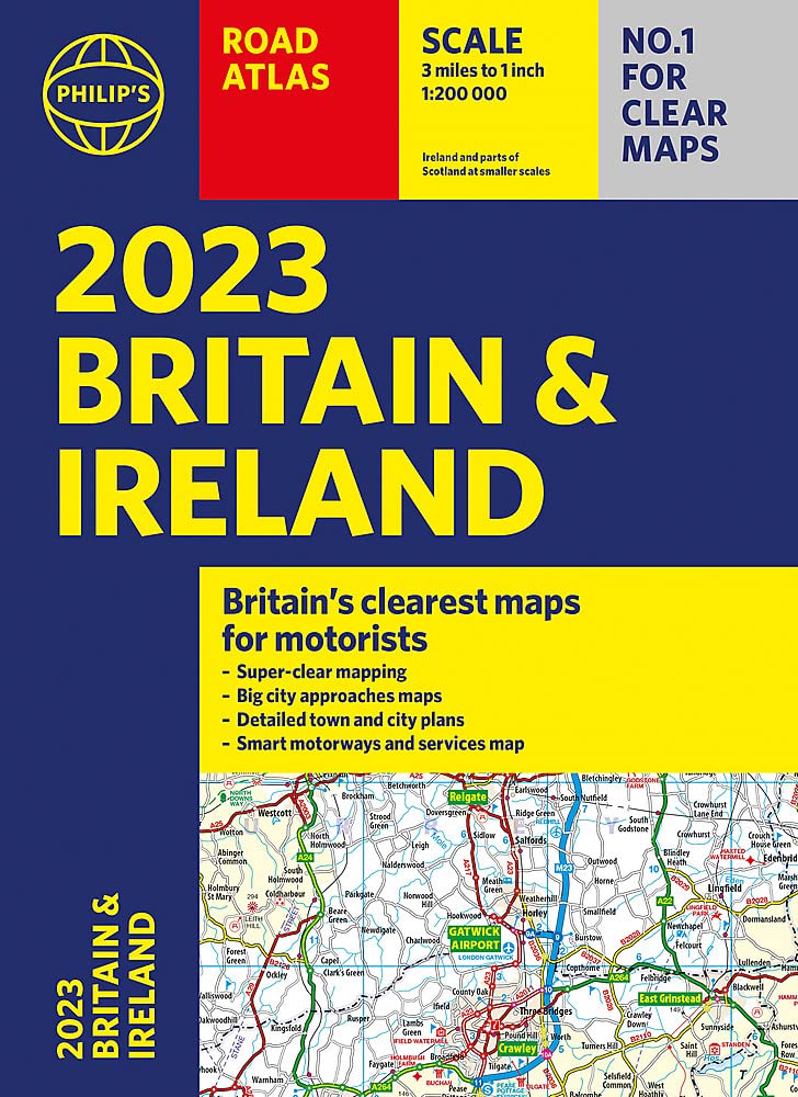 Wegenatlas Road Atlas Britain and Ireland 2023 Philip's Maps