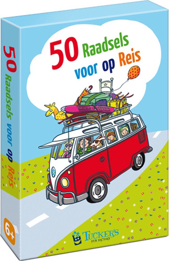 Spel 50 raadsels voor op reis…