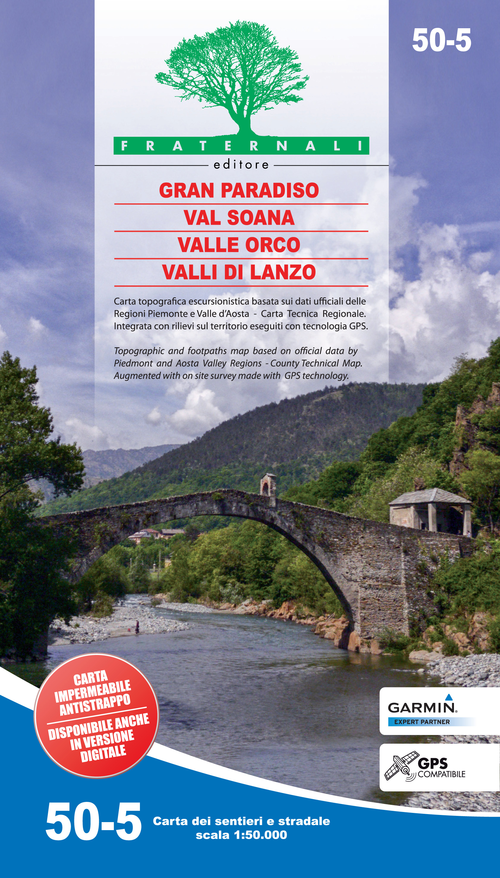 Online bestellen: Wandelkaart 50-5 Gran Paradiso | Fraternali Editore