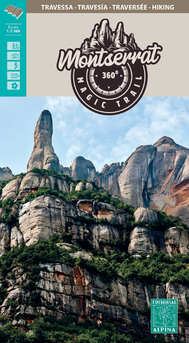 Wandelkaart Montserrat 360° Ma…