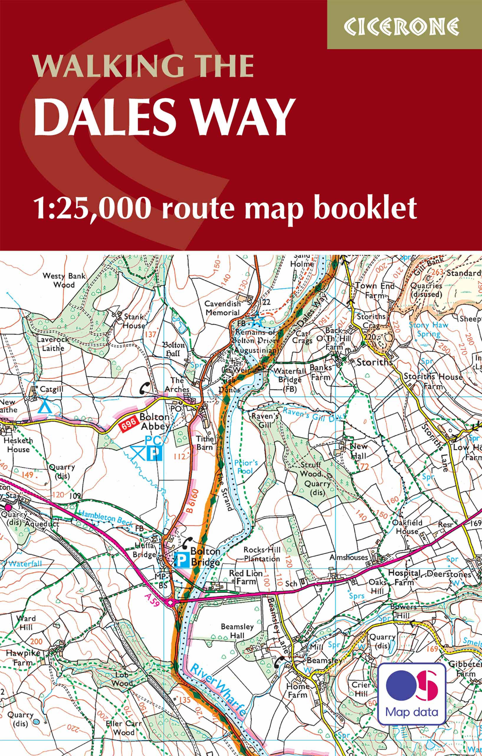 Wandelatlas The Dales Way Map…