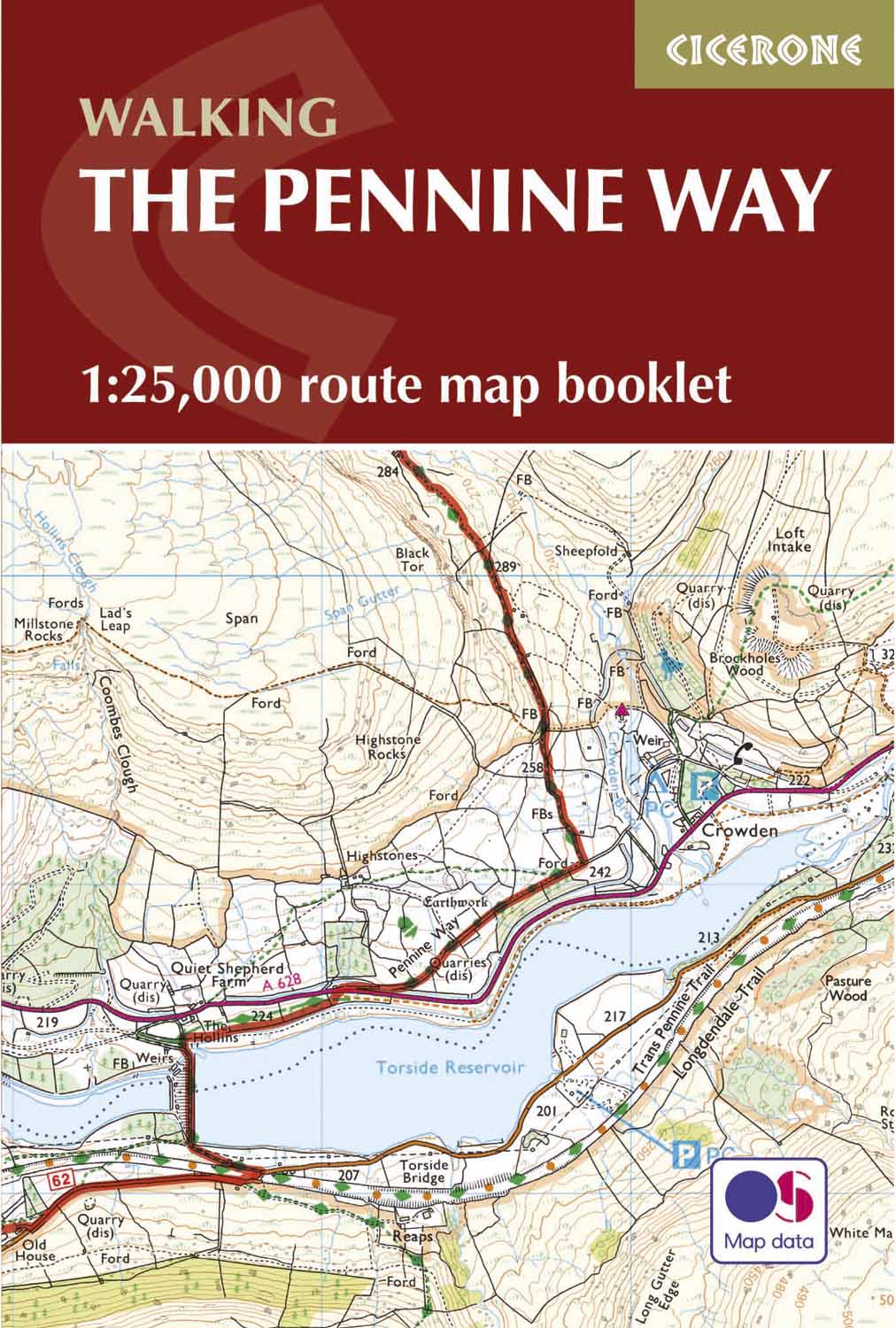 Wandelatlas Pennine Way Map Bo…