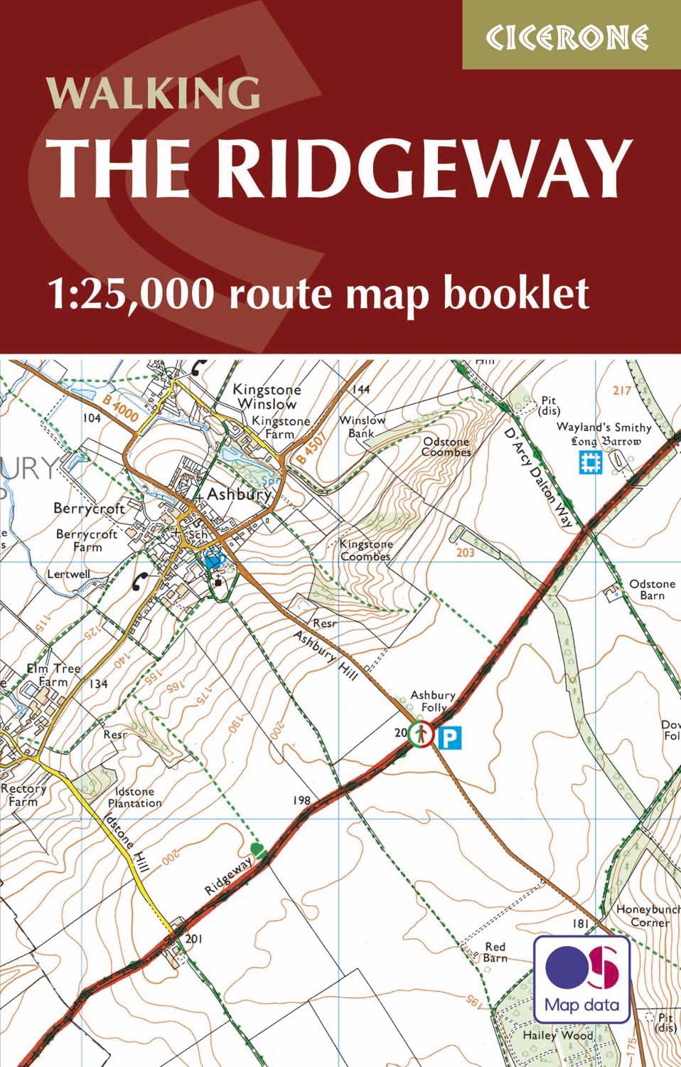 Wandelatlas Ridgeway Map Bookl…