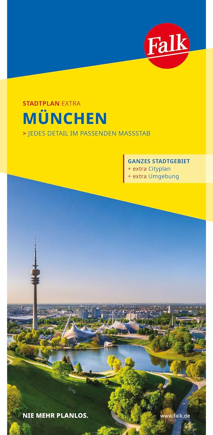 Online bestellen: Stadsplattegrond München | Falk Ostfildern