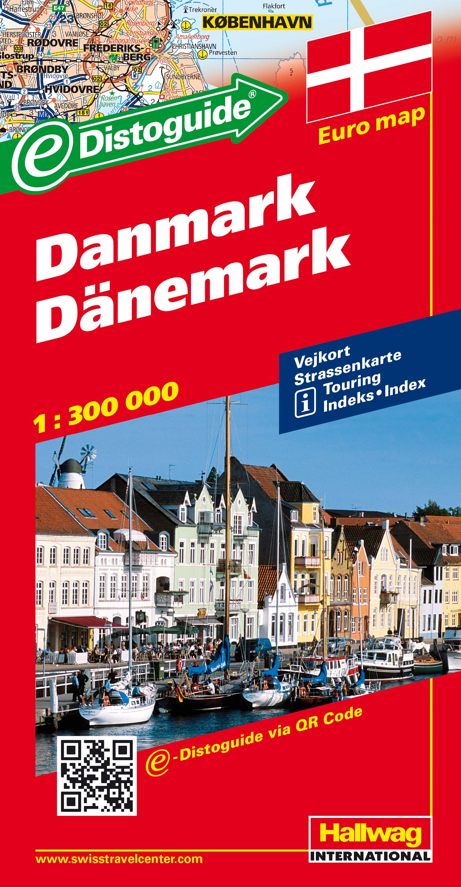 Wegenkaart - landkaart Denemar…