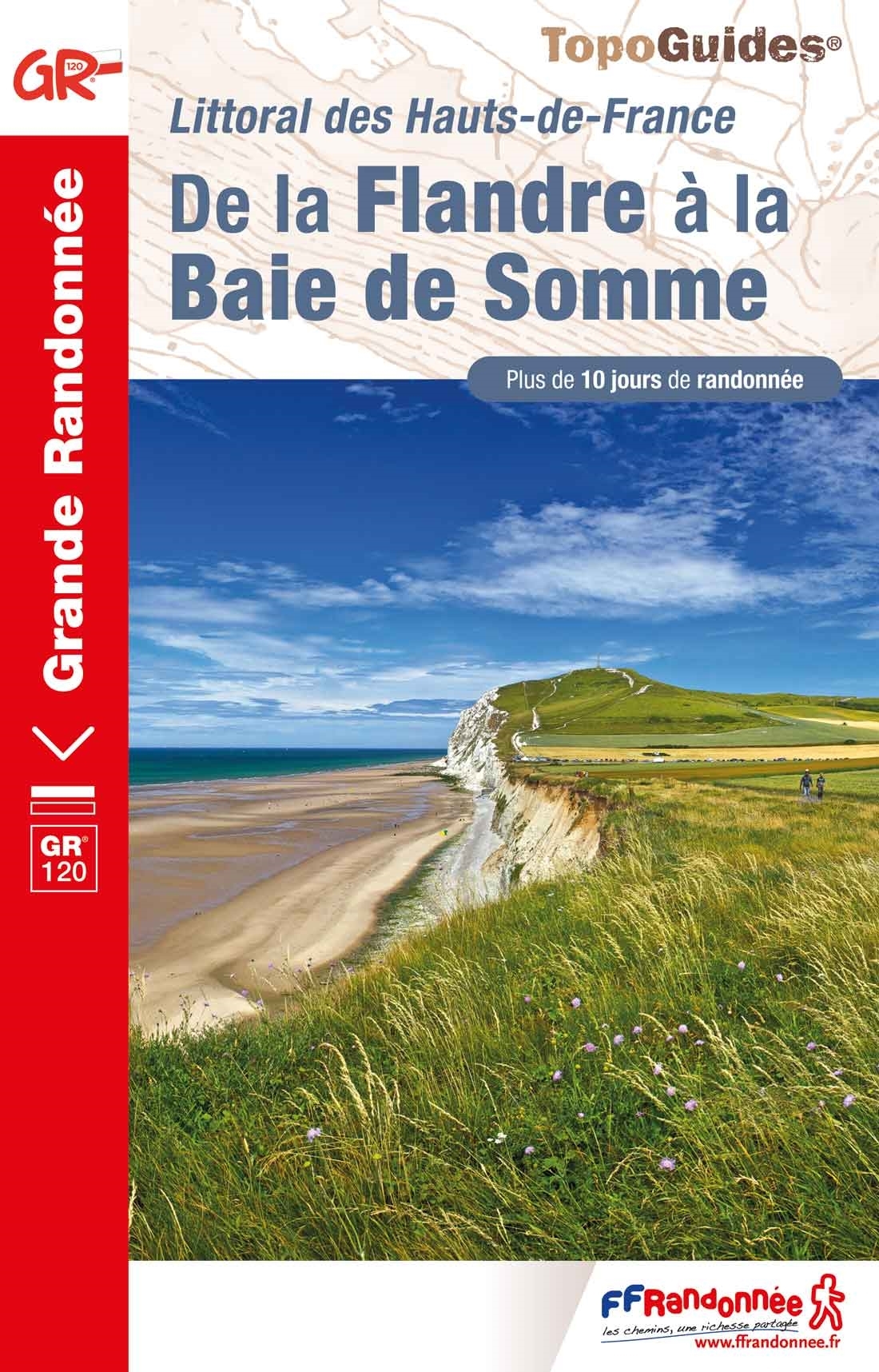 Online bestellen: Wandelgids 0120 De la Flandre à la Baie de Somme - GR120 | FFRP