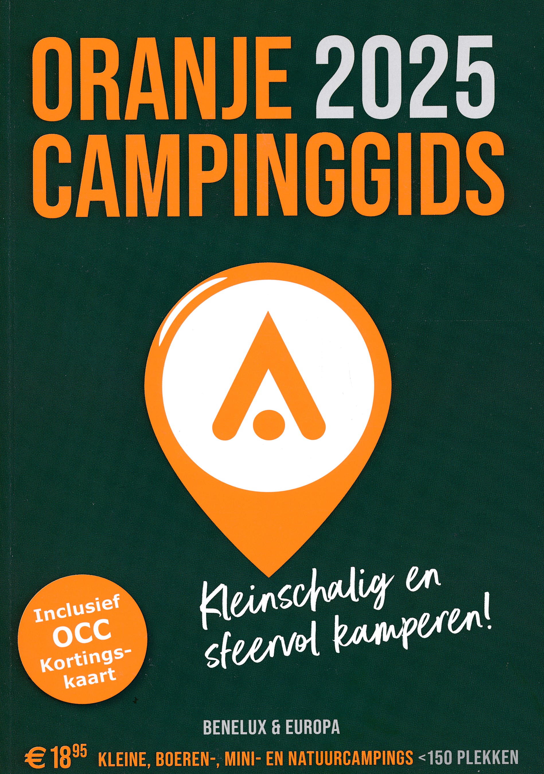 Campinggids Kleine Campings 2025 Benelux en Europa inclusief MCC korti