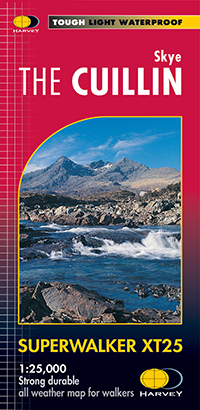 Online bestellen: Wandelkaart Skye The Cuillin | Harvey Maps